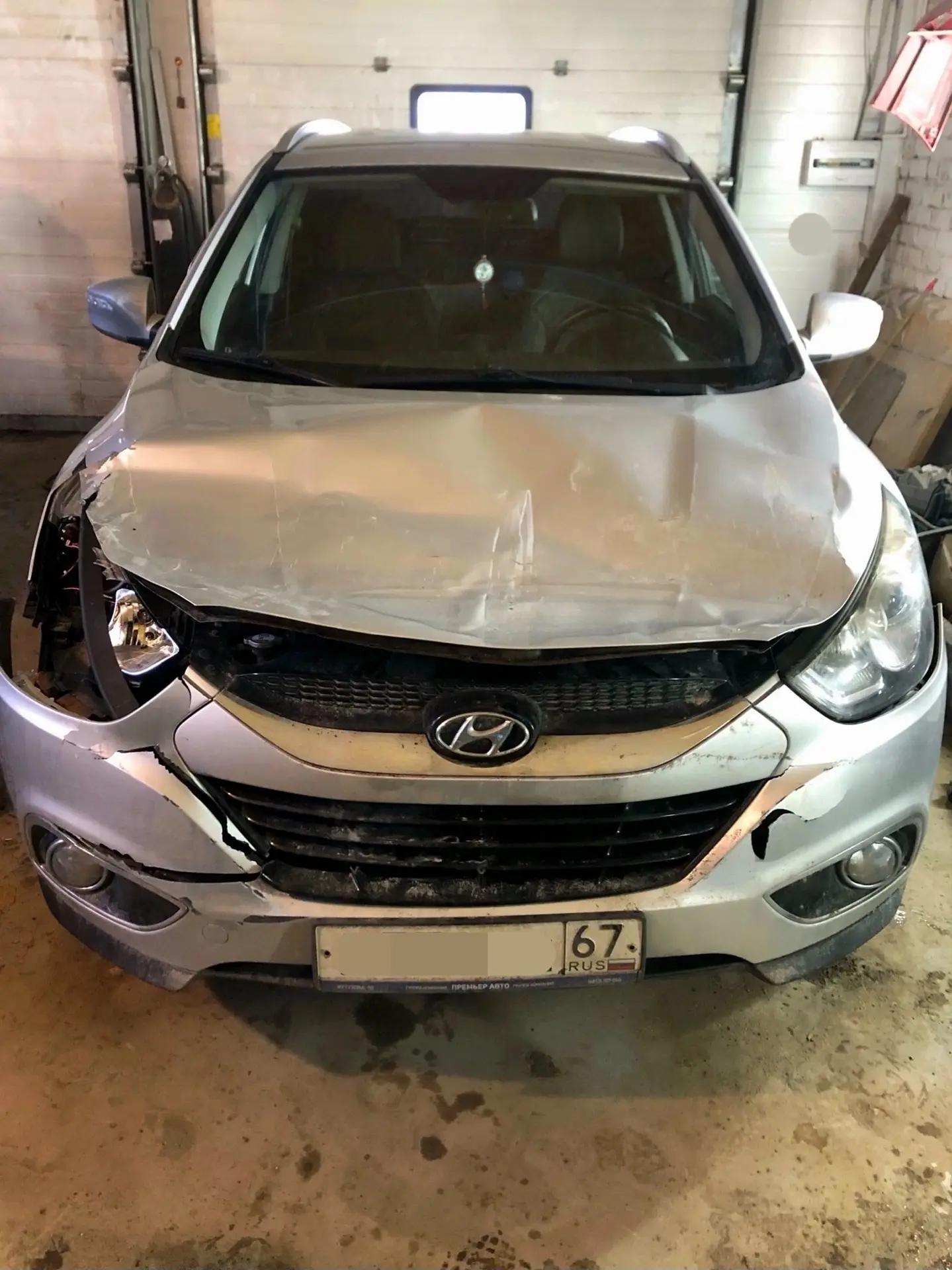 Hyundai до кузовного ремонта